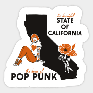 Home of pop punk 2 Sticker